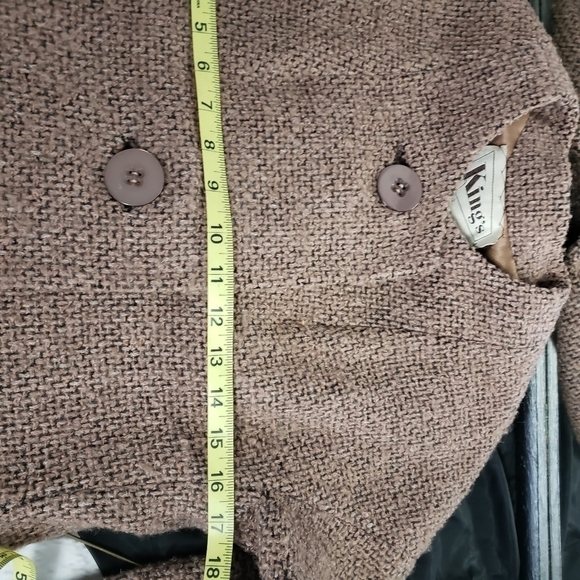 Vtg 40s Tweed Wool Fit & Flare Coat Young Craft from Kings Johnson City, TN Sm - Picture 12 of 17